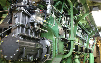 HEINZMANN HDP-K4 high pressure pump on Pielstick 2.2 engine at YMER icebreaker